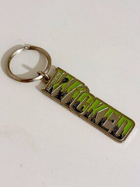 2011 "Wicked" Broadway Musical Metal Souvenir Keychain